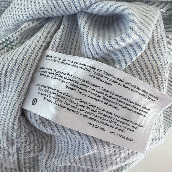 Carter’s Boys Dinosaur Striped Button Down, Size 5 - Picture 3 of 4